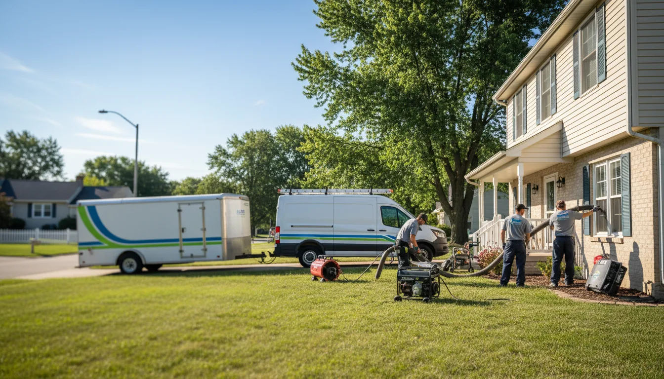 Flooded Basement Restoration And Cleanup With Repair in Huxley, IA near me